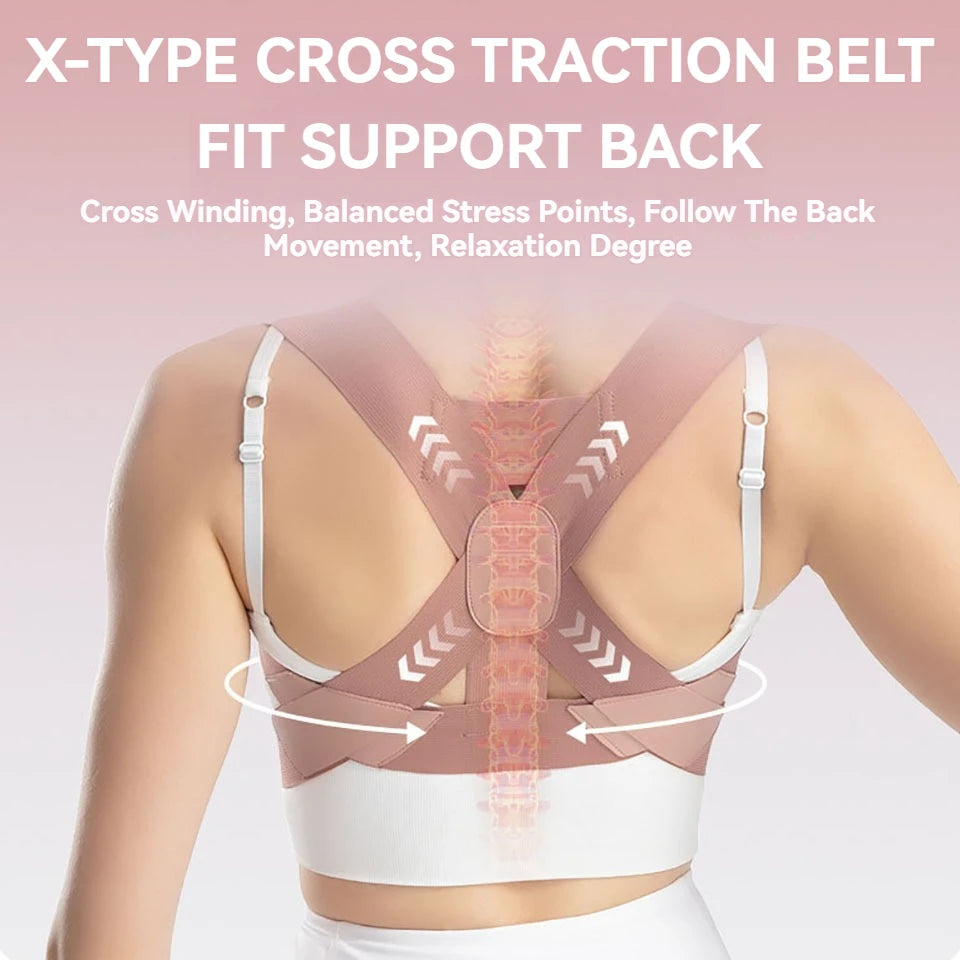 Invisible Posture Corrector Back Brace - Posture Support for Women & Men