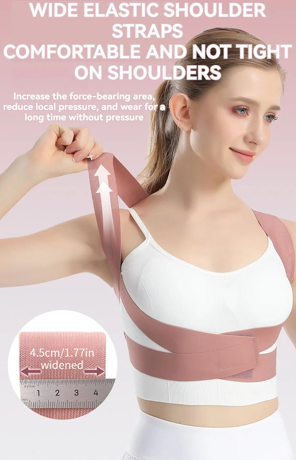 Invisible Posture Corrector Back Brace - Posture Support for Women & Men