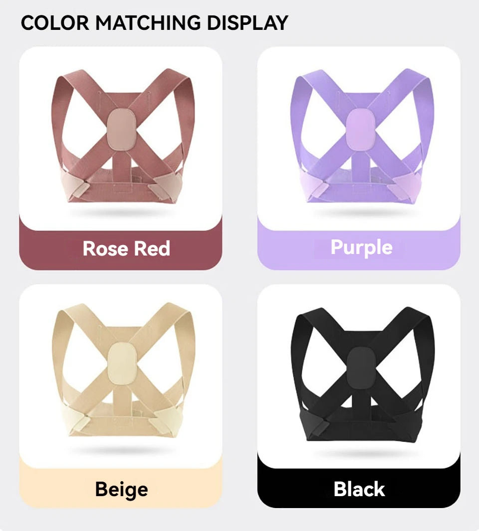 Invisible Posture Corrector Back Brace - Posture Support for Women & Men