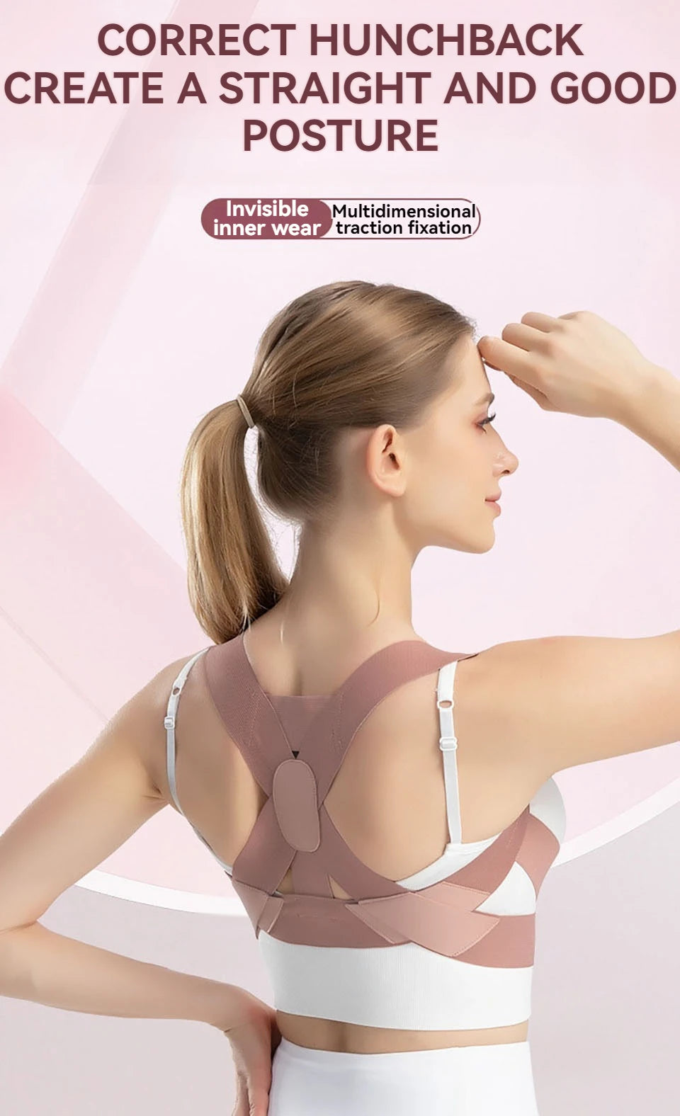 Invisible Posture Corrector Back Brace - Posture Support for Women & Men